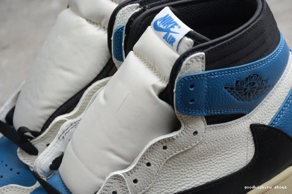 Blue Air DH3227-105 DH3227-105 x Jordan OG High 1 Military x Scott SP Travis Fragment 0428